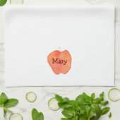 Linge De Cuisine Aquarelle Apple Towel (Plié)