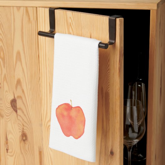 Linge De Cuisine Aquarelle Apple Towel (Pliage en tiers)