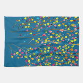 Linge De Cuisine Aquarelle arc-en-ciel (Horizontal)