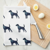 Linge De Cuisine Aquarelle beagle de race de chien (Quart Plié)