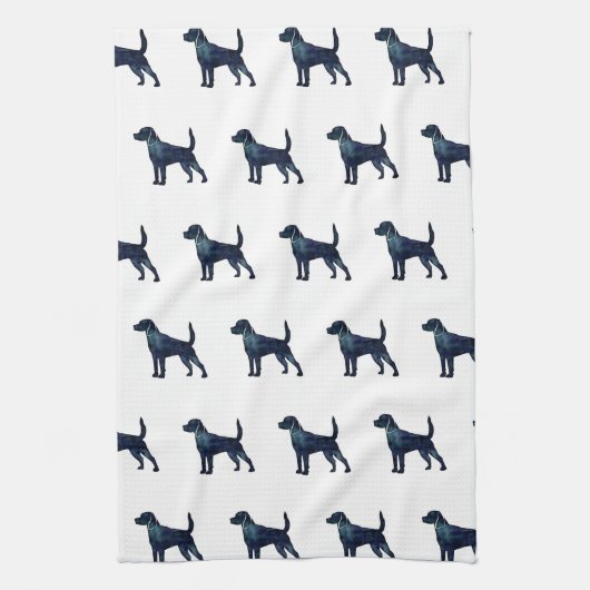 Linge De Cuisine Aquarelle beagle de race de chien (Vertical)