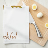 Linge De Cuisine Aquarelle botanique de feuille d'érable (Quart Plié)