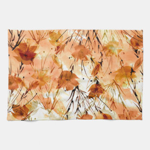 Linge De Cuisine Aquarelle Botaniques : Motif Plante Vintage.