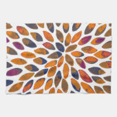 Linge De Cuisine Aquarelle brosse traits - effet rouillé (Horizontal)