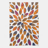 Linge De Cuisine Aquarelle brosse traits - effet rouillé (Vertical)