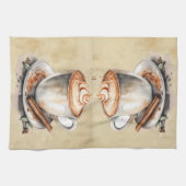 Linge De Cuisine Aquarelle Café Dessert Cuisine Art (Horizontal)