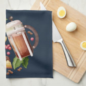 Linge De Cuisine Aquarelle Café Dessert Cuisine de gâteau (Quart Plié)