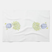 Linge De Cuisine Aquarelle citron (Horizontal)