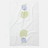 Linge De Cuisine Aquarelle citron (Vertical)