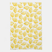 Linge De Cuisine Aquarelle Citron Motif (Vertical)