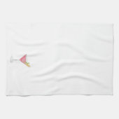 Linge De Cuisine Aquarelle Cocktail cosmopolite (Horizontal)