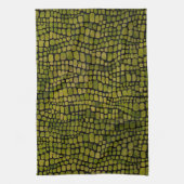 Linge De Cuisine Aquarelle Crocodile Imprimer (Vertical)