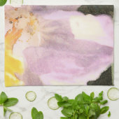 Linge De Cuisine Aquarelle Crocus (Plié)