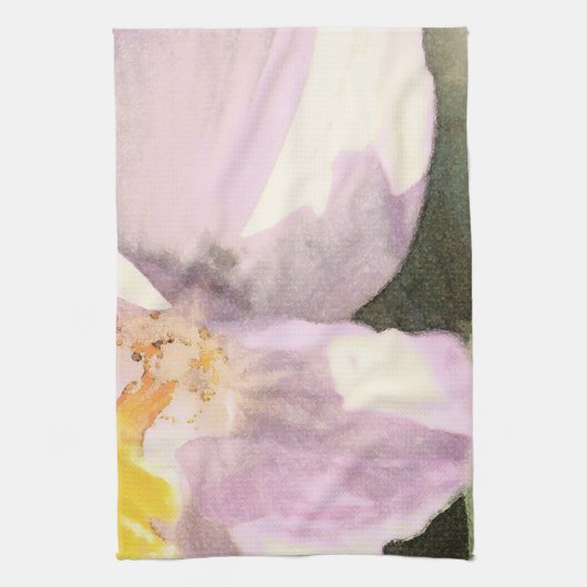 Linge De Cuisine Aquarelle Crocus (Vertical)