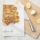 Linge De Cuisine Aquarelle Croquembouche (Quart Plié)