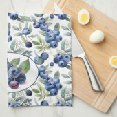 Linge De Cuisine Aquarelle de bleuets mignons (Quart Plié)