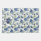 Linge De Cuisine Aquarelle de bleuets mignons (Horizontal)