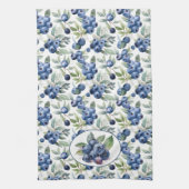 Linge De Cuisine Aquarelle de bleuets mignons (Vertical)