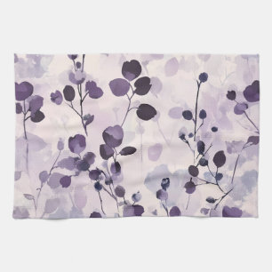 Linge De Cuisine Aquarelle de lavande Eucalyptus Floral