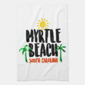 Linge De Cuisine Aquarelle de Myrtle Beach (Vertical)