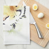 Linge De Cuisine Aquarelle de tigre (Quart Plié)