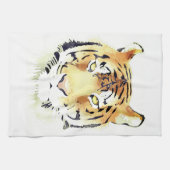 Linge De Cuisine Aquarelle de tigre (Horizontal)