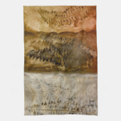 Linge De Cuisine Aquarelle d'Earthtone - la terre chaude Brown (Vertical)