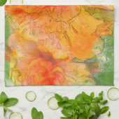 Linge De Cuisine Aquarelle dorée Marigold (Plié)
