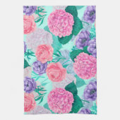 Linge De Cuisine Aquarelle du jardin de printemps 2 (Vertical)