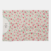 Linge De Cuisine Aquarelle du Sucre de canne de vacances (Horizontal)