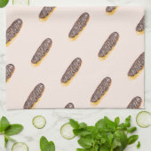Linge De Cuisine Aquarelle Eclair Donuts amusant Whimiscal Rose (Plié)