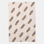 Linge De Cuisine Aquarelle Eclair Donuts amusant Whimiscal Rose (Vertical)