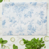 Linge De Cuisine Aquarelle Élégants Florals (Plié)