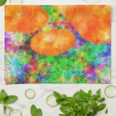 Linge De Cuisine Aquarelle Empreinte de patte de chien (Plié)