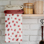 Linge De Cuisine Aquarelle étoilée - rouge<br><div class="desc">Ce design charmant est parfait pour ajouter une touche ludique à votre décor de Noël, accessoires et jeux. Avec son charme abstrait, ce motif fera sourire avec joie. C'est un spectacle fantasque et vibrant qui saisit la magie et l'émerveillement de la saison des fêtes. Éclairer vos produits avec ce Motif...</div>