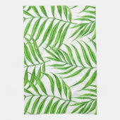 Linge De Cuisine Aquarelle feuille de palme (Vertical)
