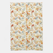 Linge De Cuisine Aquarelle Feuilles Automnes - Cosy Fall Nature (Vertical)