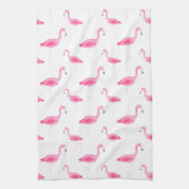 Linge De Cuisine Aquarelle Flamingo (Vertical)