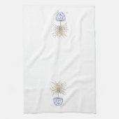 Linge De Cuisine Aquarelle fleurie Topiaire (Vertical)