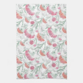 Linge De Cuisine Aquarelle, fleurs (Vertical)