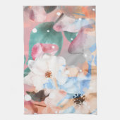 Linge De Cuisine Aquarelle Fleurs Abstraites 1 (Vertical)