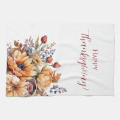 Linge De Cuisine Aquarelle Fleurs de chute - (Horizontal)