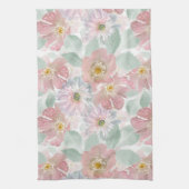 Linge De Cuisine Aquarelle fleurs délicates. (Vertical)