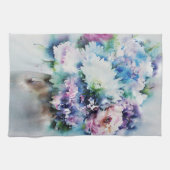 Linge De Cuisine Aquarelle Florale (Horizontal)
