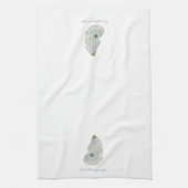 Linge De Cuisine Aquarelle huître (Vertical)