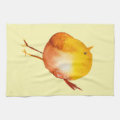 Linge De Cuisine Aquarelle jaune mignon (Horizontal)