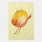 Linge De Cuisine Aquarelle jaune mignon (Vertical)