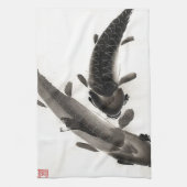 Linge De Cuisine Aquarelle Koi Fish (Vertical)