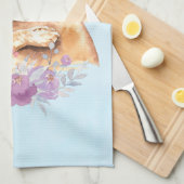 Linge De Cuisine Aquarelle mignonne Mère Lion & Cub (Quart Plié)