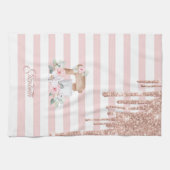 Linge De Cuisine Aquarelle Mixer, Fleurs, Parties scintillant Drive (Horizontal)